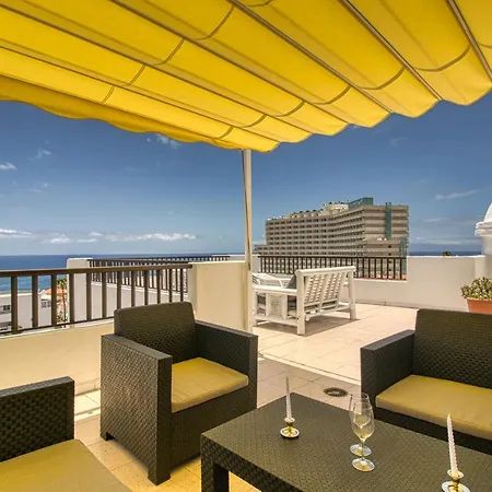 Lovely 2-bed & Jacuzzi Terrace & Pool * Playa Fanabe