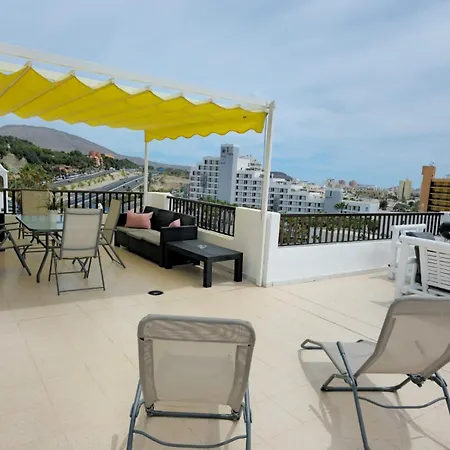 Lovely 2-bed & Jacuzzi Terrace & Pool Playa Fanabe